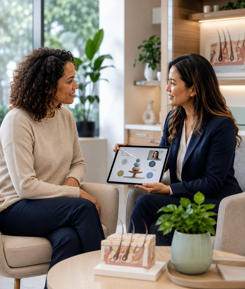 Employee-Health-&-Wellness-Beyond-Weight-Management Employee exploring Slim4Life Health and Wellness services